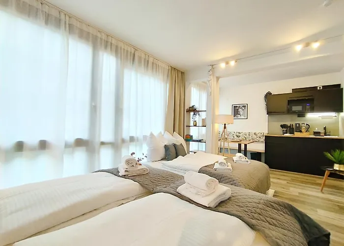 Design Fuer Bis Zu 4 Im 2 Og, Modern, Dachterrasse, Grill, Ruhige Lage, Plus, Wii, Lan Und Wlan Apartman